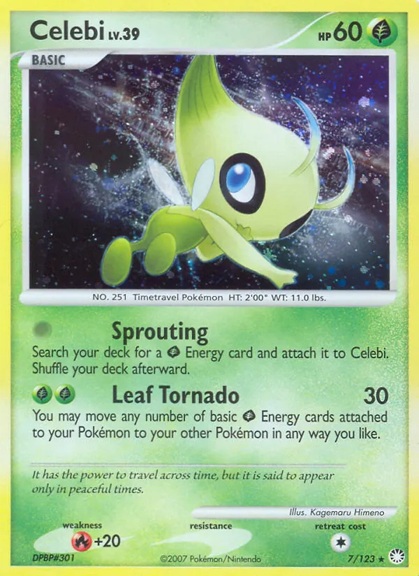 Celebi, Mysterious Treasures 007/123
