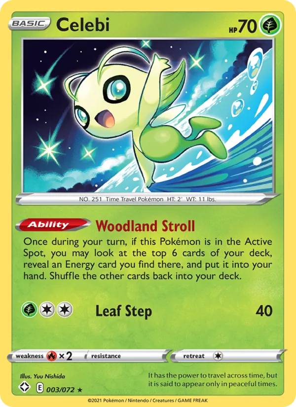 Celebi, Shining Fates 003/072
