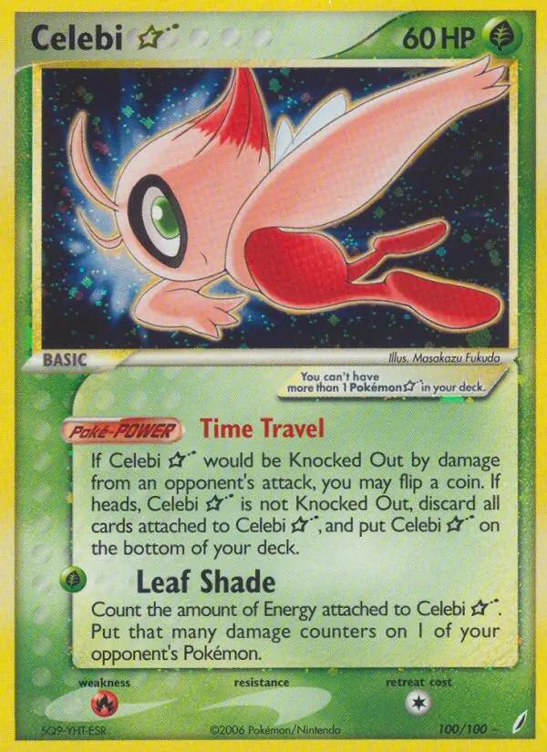 Celebi ☆, Crystal Guardians 100/100