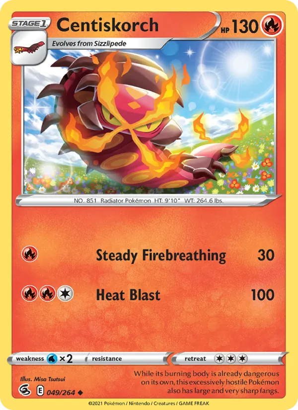 Centiskorch, Fusion Strike 049/264