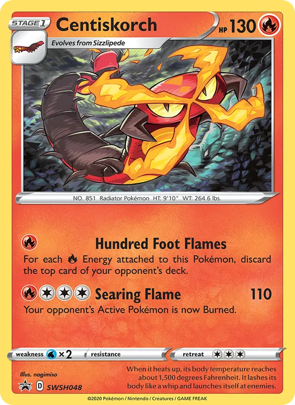 Centiskorch, SWSH Black Star Promos SWSH048/307