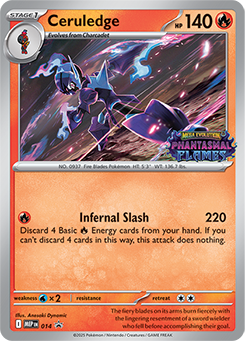 Ceruledge, MEP Black Star Promos 014