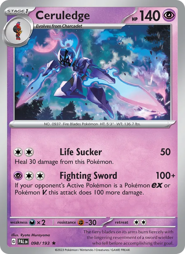 Ceruledge, Paldea Evolved 098/193