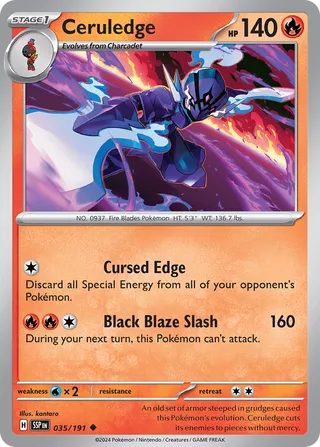 Ceruledge, Surging Sparks 035/191