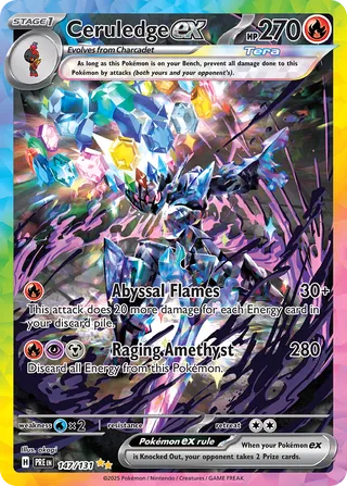 Ceruledge EX, Prismatic Evolutions 147/131