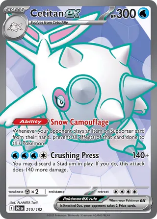 Cetitan EX, Destined Rivals 210/182