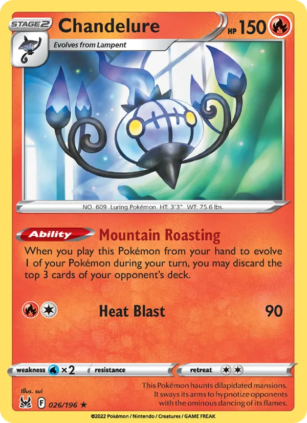 Chandelure, Lost Origin 026/196