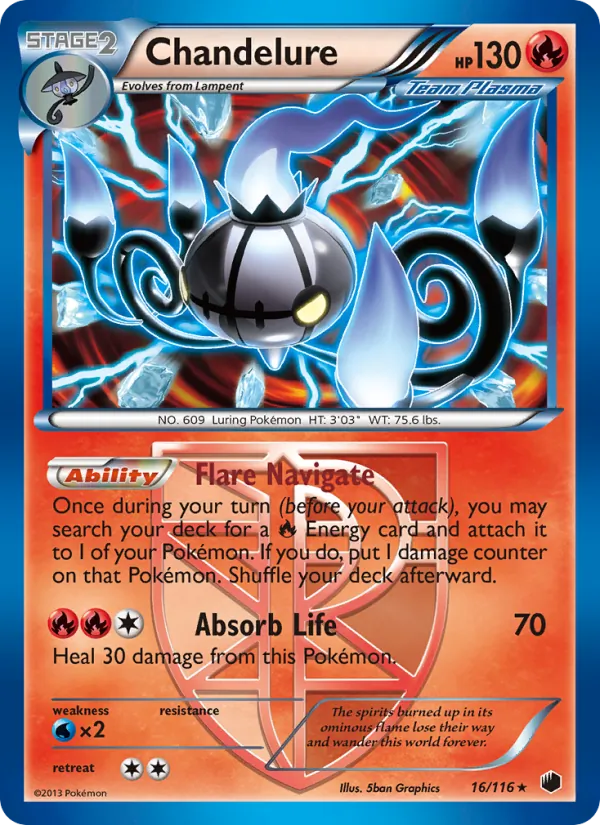 Chandelure, Plasma Freeze 016/116