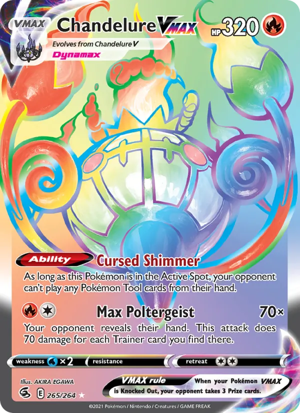 Chandelure VMAX, Fusion Strike 265/264