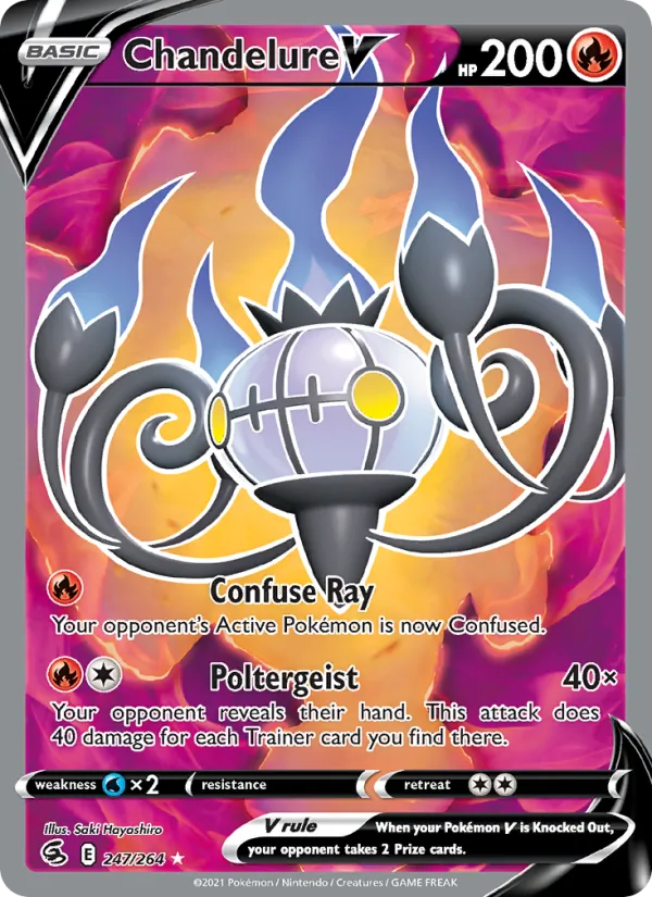 Chandelure V, Fusion Strike 247/264