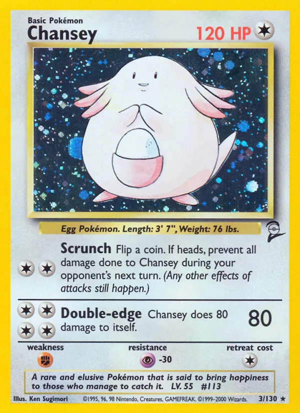 Chansey, Base Set 2 003/130