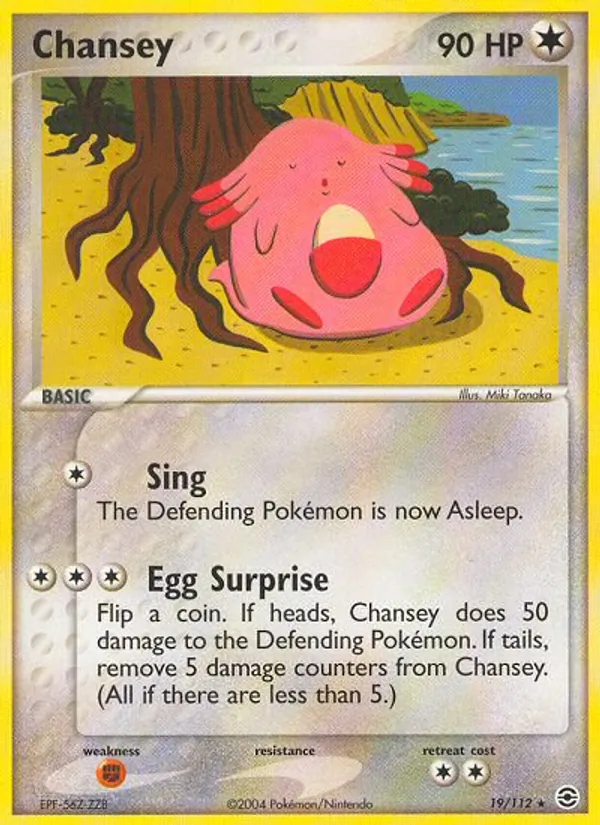 Chansey, FireRed & LeafGreen 019/112
