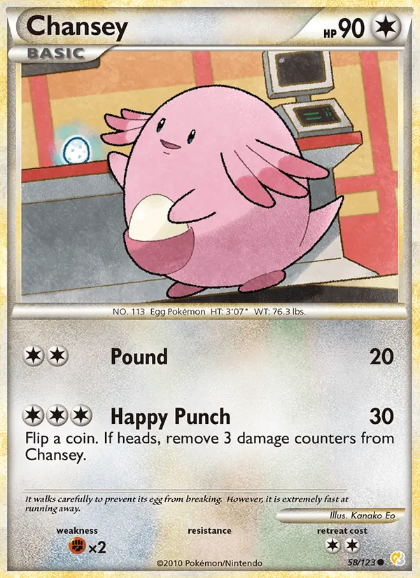 Chansey, HeartGold & SoulSilver 058/123