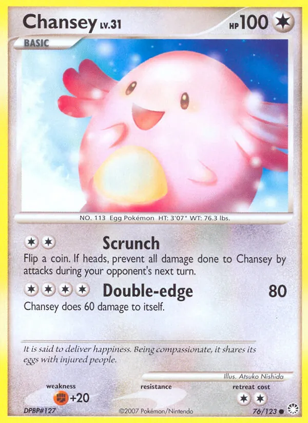 Chansey, Mysterious Treasures 076/123