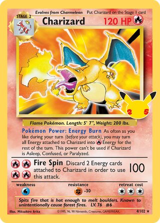 Charizard, Celebrations 004/102