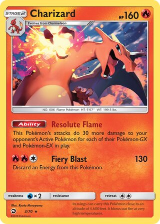Charizard, Dragon Majesty 003/070