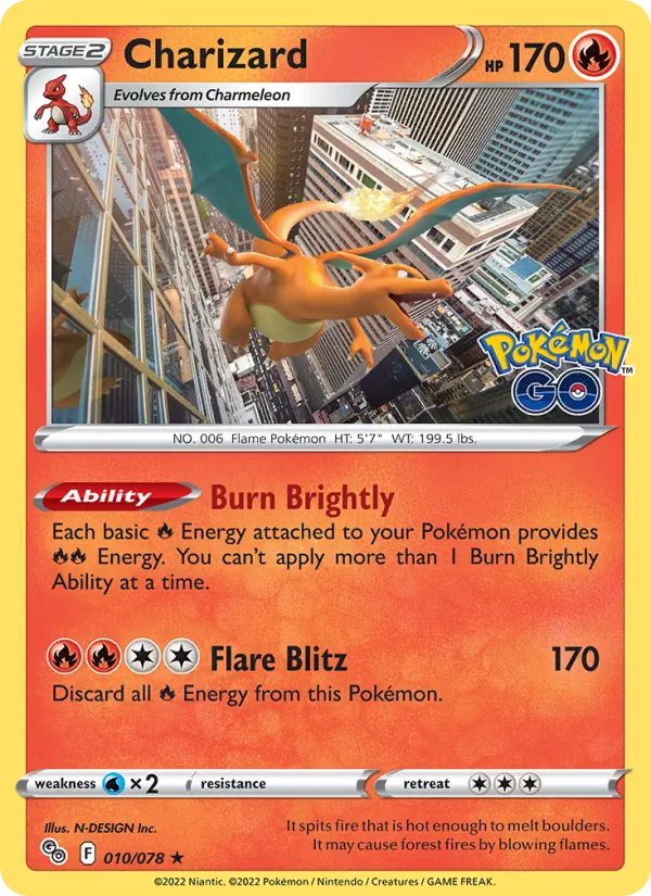 Charizard, Pokémon GO 010/078