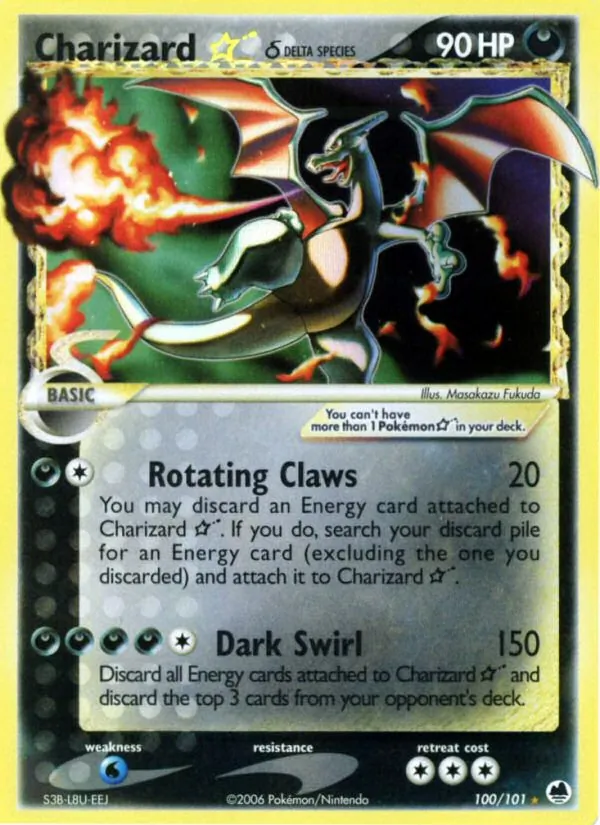 Charizard ☆ δ, Dragon Frontiers 100/101