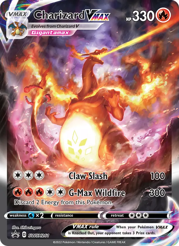 Charizard VMAX, SWSH Black Star Promos SWSH261/307