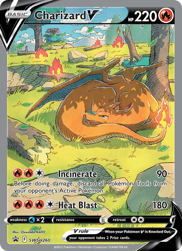 Charizard V, SWSH Black Star Promos SWSH260/307