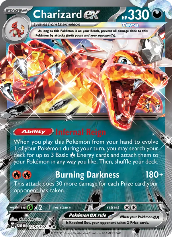 Charizard EX, Obsidian Flames 125/197