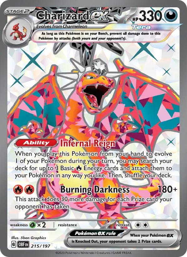 Charizard EX, Obsidian Flames 215/197