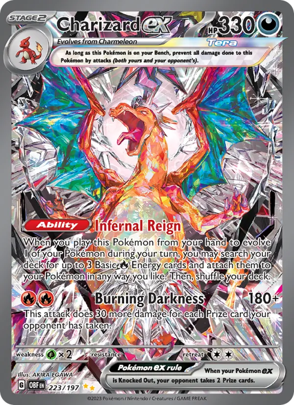 Charizard EX, Obsidian Flames 223/197