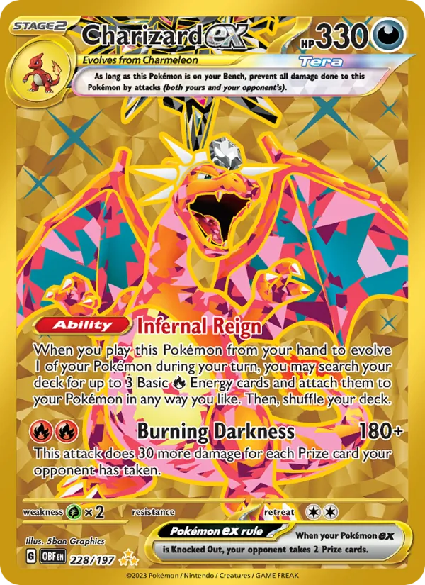 Charizard EX, Obsidian Flames 228/197