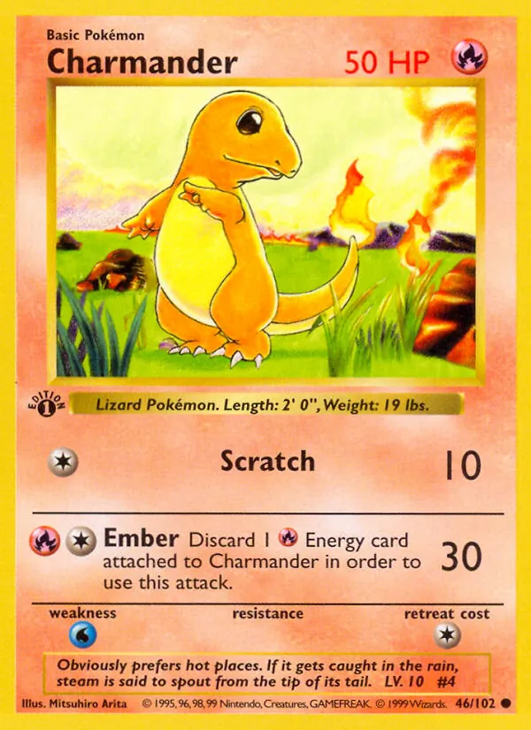 Charmander, Base 046/102