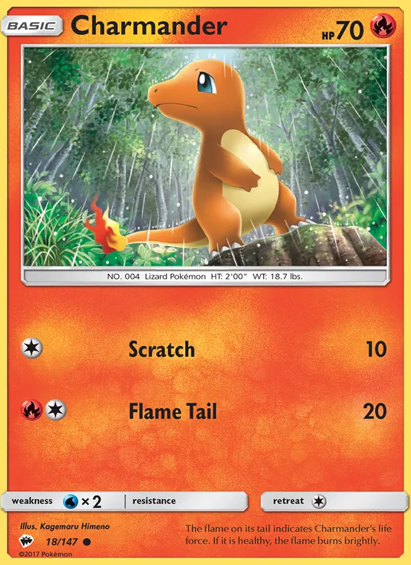 Charmander, Burning Shadows 018/147