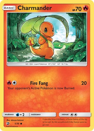 Charmander, Dragon Majesty 001/070