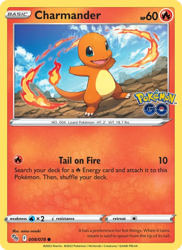 Charmander, Pokémon GO 008/078