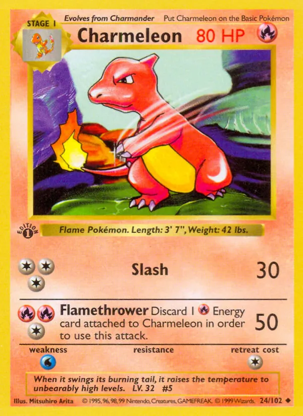 Charmeleon, Base 024/102