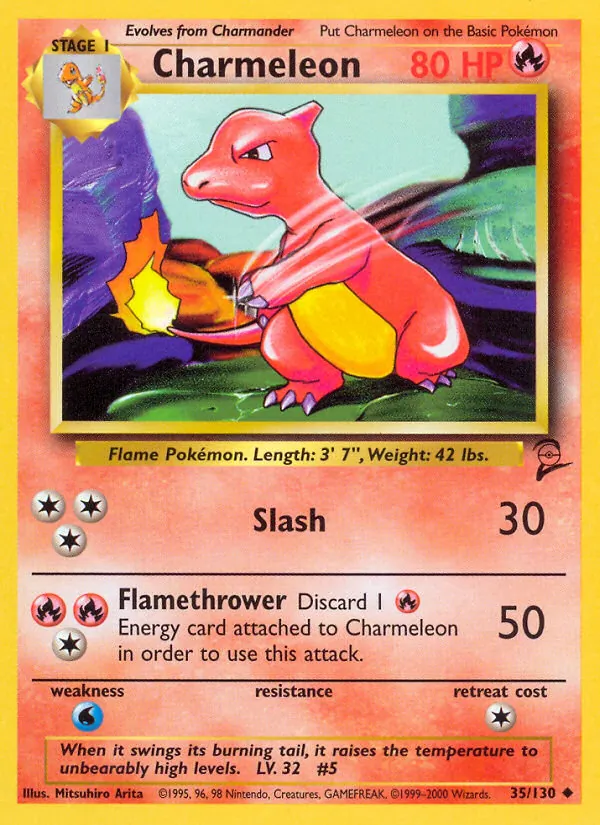 Charmeleon, Base Set 2 035/130