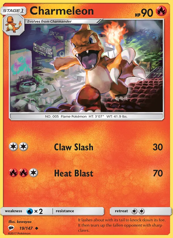 Charmeleon, Burning Shadows 019/147