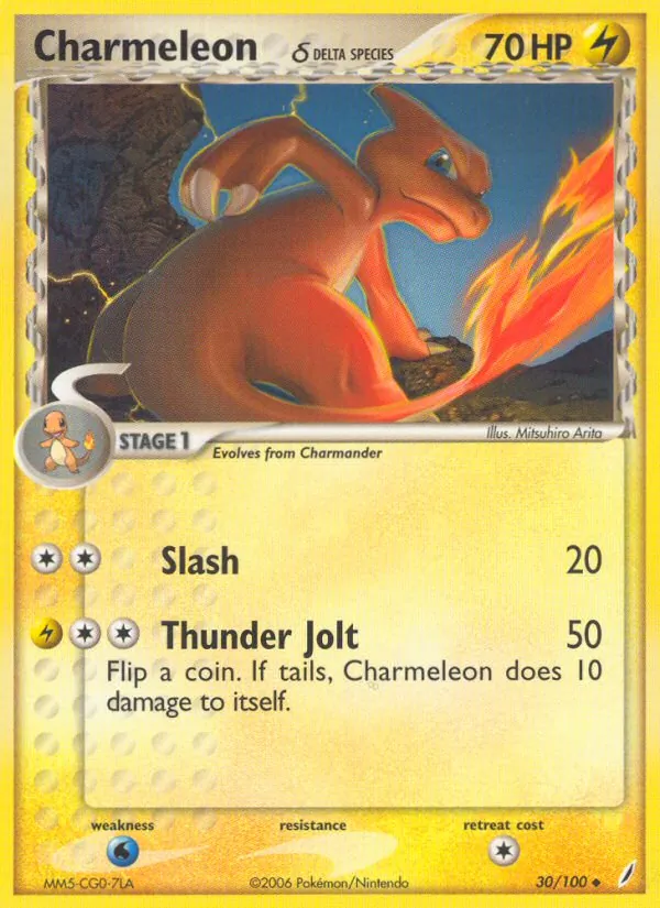 Charmeleon δ, Crystal Guardians 030/100
