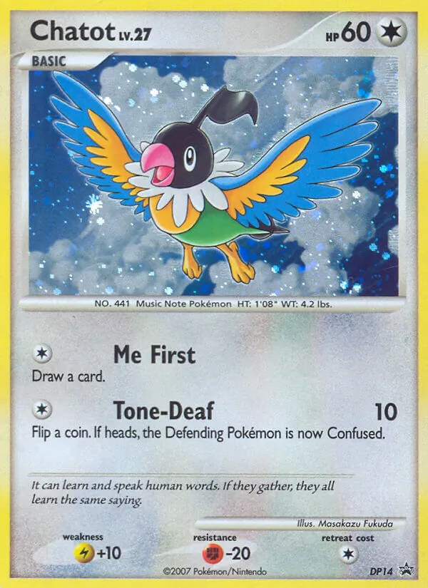 Chatot, Diamond & Pearl Promos DP14