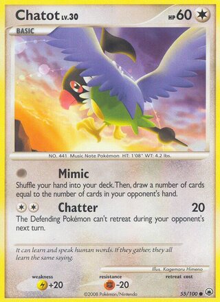 Chatot, WC Deck 2008 (Empotech) 055/100