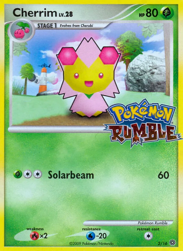 Cherrim, Pokémon Rumble 002/016