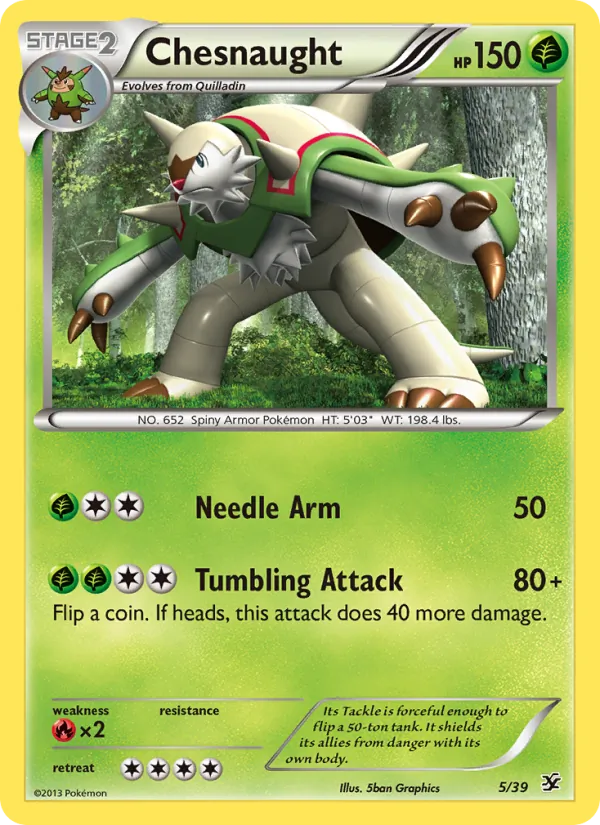 Chesnaught, Kalos Starter Set 005/039
