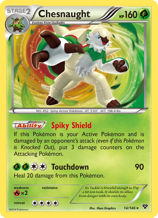 Chesnaught, XY 014/146