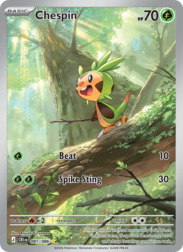 Chespin, Chaos Rising 087/086