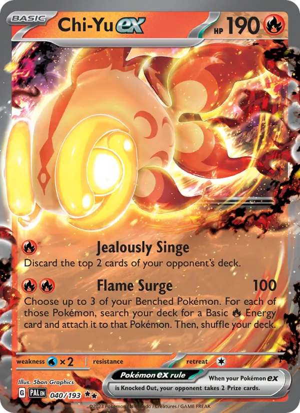 Chi-Yu EX, Paldea Evolved 040/193