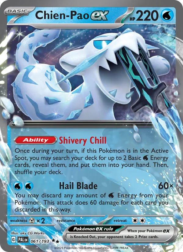 Chien-Pao EX, Paldea Evolved 061/193