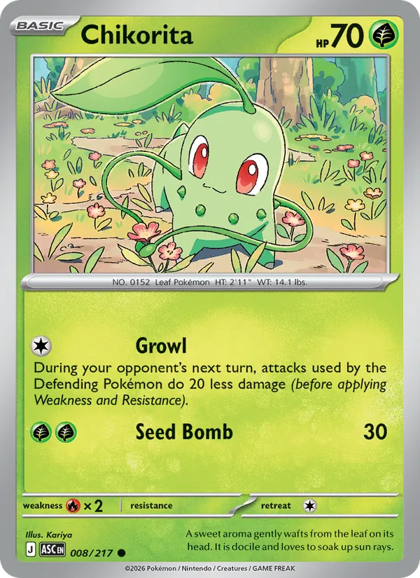 Chikorita, Ascended Heroes 008/217