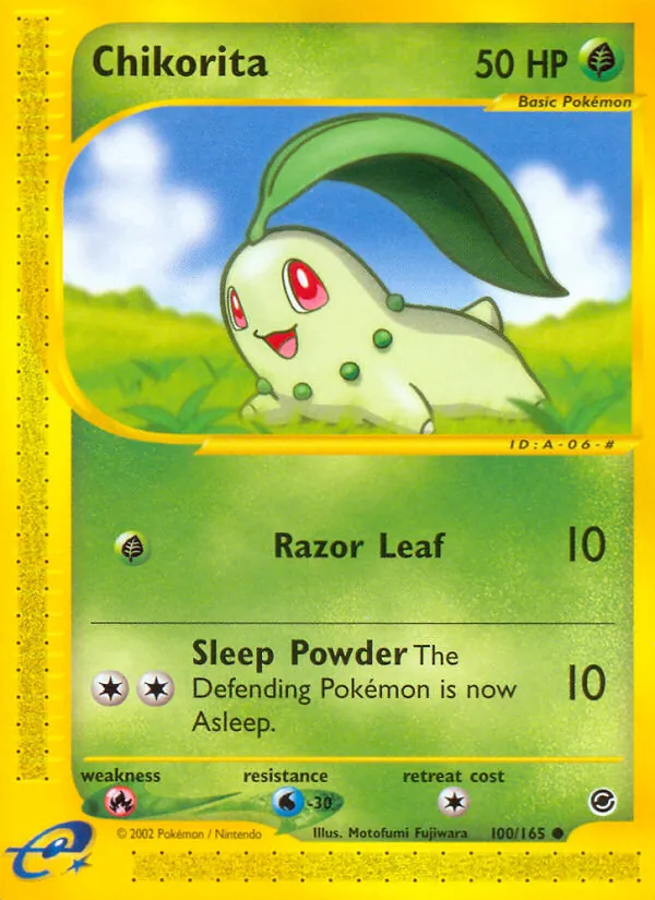 Chikorita, Expedition Base Set 100/165