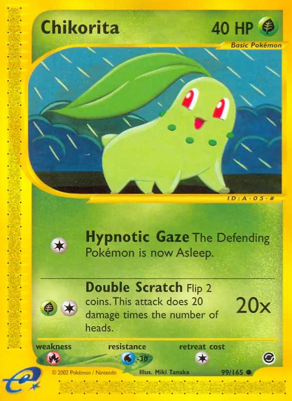 Chikorita, Expedition Base Set 099/165