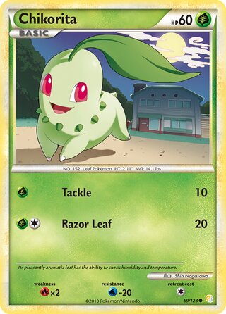 Chikorita, Überraschungskalender 059/123