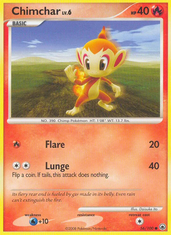 Chimchar, Majestic Dawn 056/100