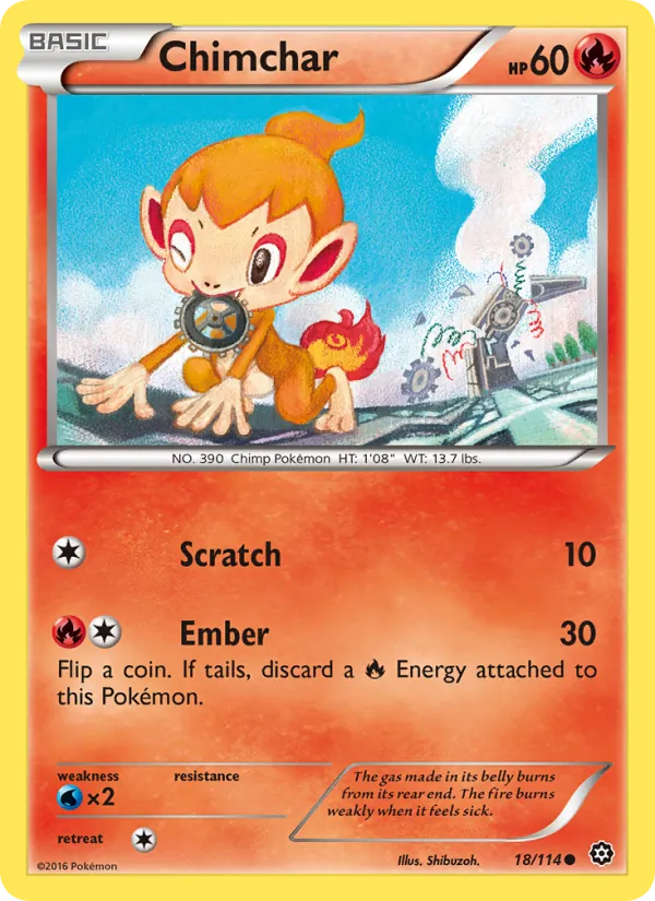 Chimchar, Steam Siege 018/114